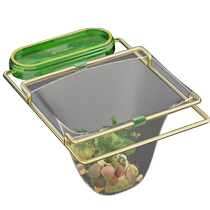 Kitchen sink garbage filter pool sewer drain mesh filter wash basin leftovers anti-blocking rack 1822