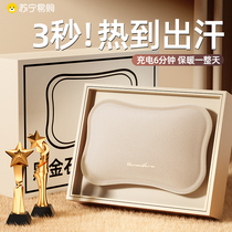 Hot water bottle digital display rechargeable hand warmer baby girl hot compress stomach explosion-proof hot water bag electric heat treasure 1780