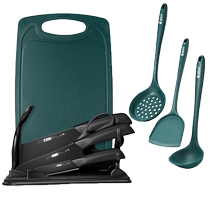 Kitchen knife household knife set kitchen slicing cleaver chefs special kitchen knife cutting board two-in-one combination 1789