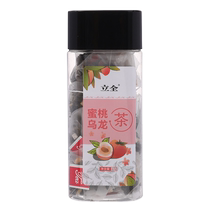 Standing Full Honey Peach Oolong Tea Flower Fruit Tea Combined Bubble Water Quality Assurance Independent Packaging Real Material Solid Material