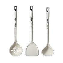 Shibazi makes silicone spatula set for household cooking spatula high temperature resistant non-stick pot special spoon kitchen 1789