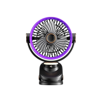 Small fan table clip usb charging fan desktop dormitory bedside silent strong wind super long battery life 595