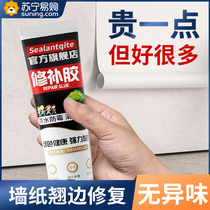 Wall Paper Repair Glue Wallpaper Glued wall cloth Special adhesive wall paper Self-viscose water teething repair glued hand squeeze type 873