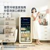 Husky 168L Ice Bar Home Mini Refrigerator for Living Room and Office, Transparent Small Fridge, Beverage Cooler, Tea Refrigeration 4020