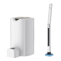 Disposable toilet brush household dead-end toilet brush replacement head wall-mounted bathroom cleaning artifact 1286
