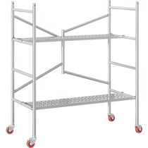 Scaffolding manufacturer foldable lifting platform household portable mobile wheeled decoration movable shelf 3288