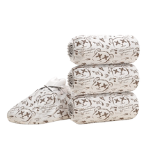 Disposable shoe covers breathable and thickened version wear-resistant printed adult indoor computer room home hospitality wear-resistant foot covers 1770
