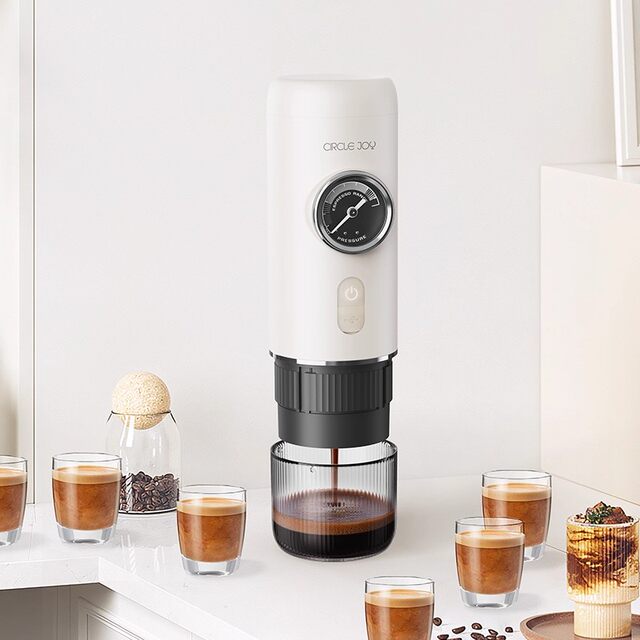 Portable Coffee Machine Set Fully Automatic Espresso Capsule Coffee Machine Small Household Extraction Machine 2313