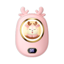 Hand warmer 2023 new Christmas cute pet sub rechargeable hot water bag charging hand warmer two-in-one 595