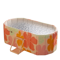 Adult bath bucket foldable home adult full body bathtub childrens large bath bucket bracket reinforced 3217