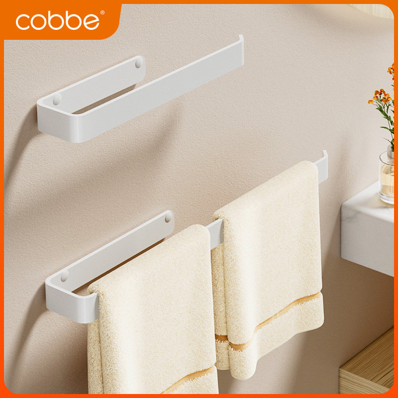 Kabe towel shelve toilet free of punch toilet bathroom hanging bath towels Single-pole bathroom hook 875-Taobao