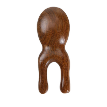 Multifunctional meridian massage comb around the eyes small frog solid wood facial massager sandalwood comb portable wide-tooth comb 1409