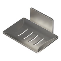 1434 Bathroom Soap Dish No Punch Creative Drain Rack Space Aluminum Soap Dish Bathroom Rack Wall-Mounted