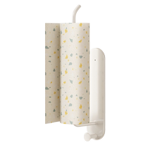 白色磁吸洗衣机旁衣架收纳置物架神器阳台晾衣架壁挂式免打孔2110