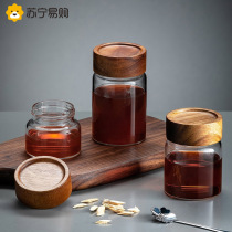 Chinese medicine sub-bottling can be steamed and high temperature resistant glass bottle household portable medicinal liquid storage sealed tank empty bottle 947g