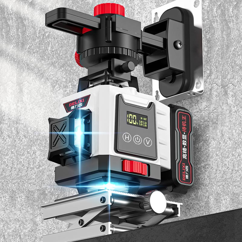 Dely West 882 infrared laser gradienter high precision bright light fine line green light patch wall appliometer flatwater gauge-Taobao