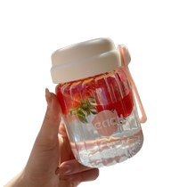Mini glass high temperature resistant girls high-looking water cup office coffee milk cup 2024 new style 847