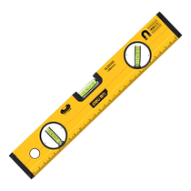 Able horizontal ruler with high precision with strong magnetic aluminum alloy multifunctional mini leaning ruler wall measuring marble 1848