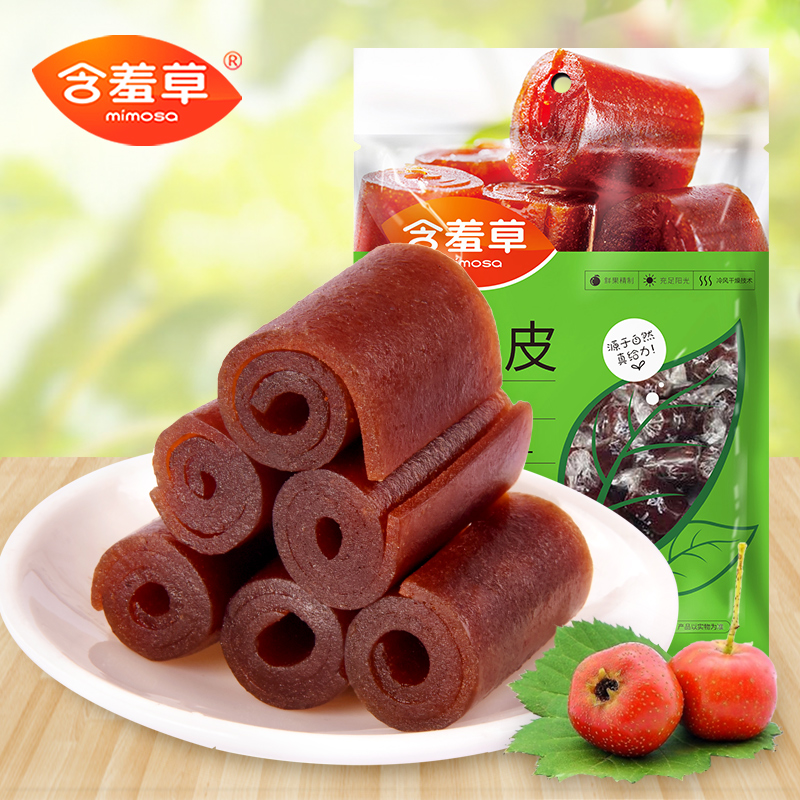 Mimosa classic hawthorn peel 230g hawthorn roll hawthorn products candied specialty snacks 2276