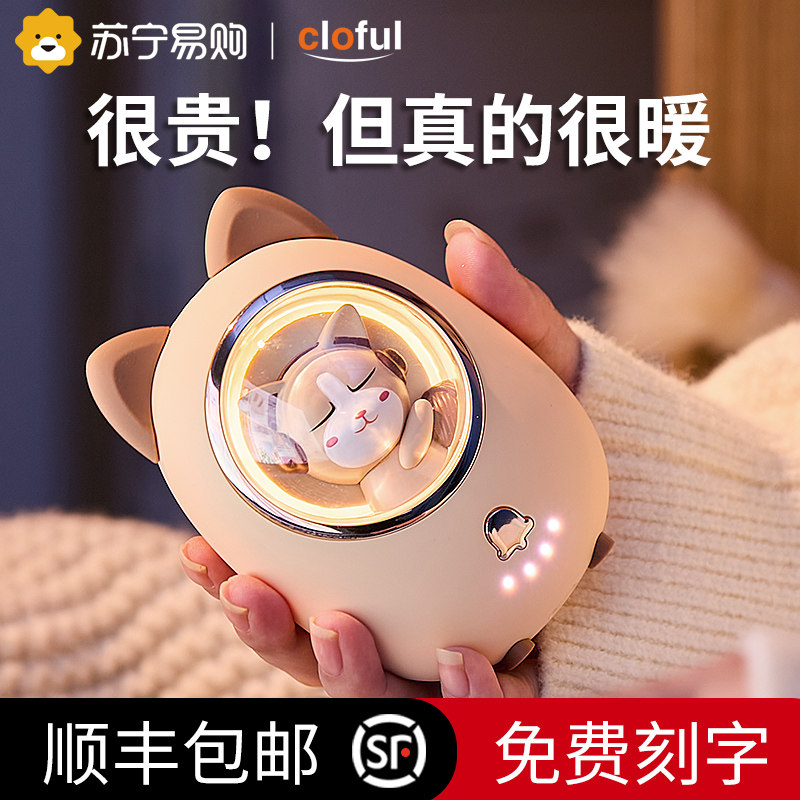 Warm Hand Bao Rechargeable Warm Baby New Girl With Carry-on Two-in-one Deviner Cute Hot Water Bag 1029-Taobao