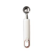 Stainless steel fruit ball scooper for cutting watermelon scooping ice cream spoon fruit splitting carving knife watermelon ball scoop 2479