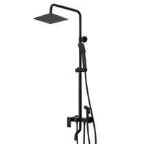 Wrigley 1768 bathroom shower head set black household all-copper faucet shower booster shower head bathroom