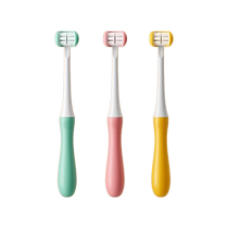 Suning children on three sides toothbrush soft hair 3 to 6 1 12 years old baby child 3d milk toothbrush 2368