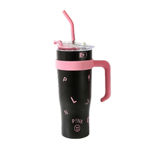 Big Mac insulation cup large capacity straw cup female new high - color car convenient coffee ice cup 897