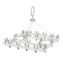 Suning Yipin multifunctional folding clothes drying rack underwear drying socks clip household clothes drying rack windproof multi-clip 1563