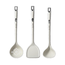 Shibazi makes silicone soup spoon for home use large soup long handle porridge spoon kitchen high-end exquisite food grade 1789