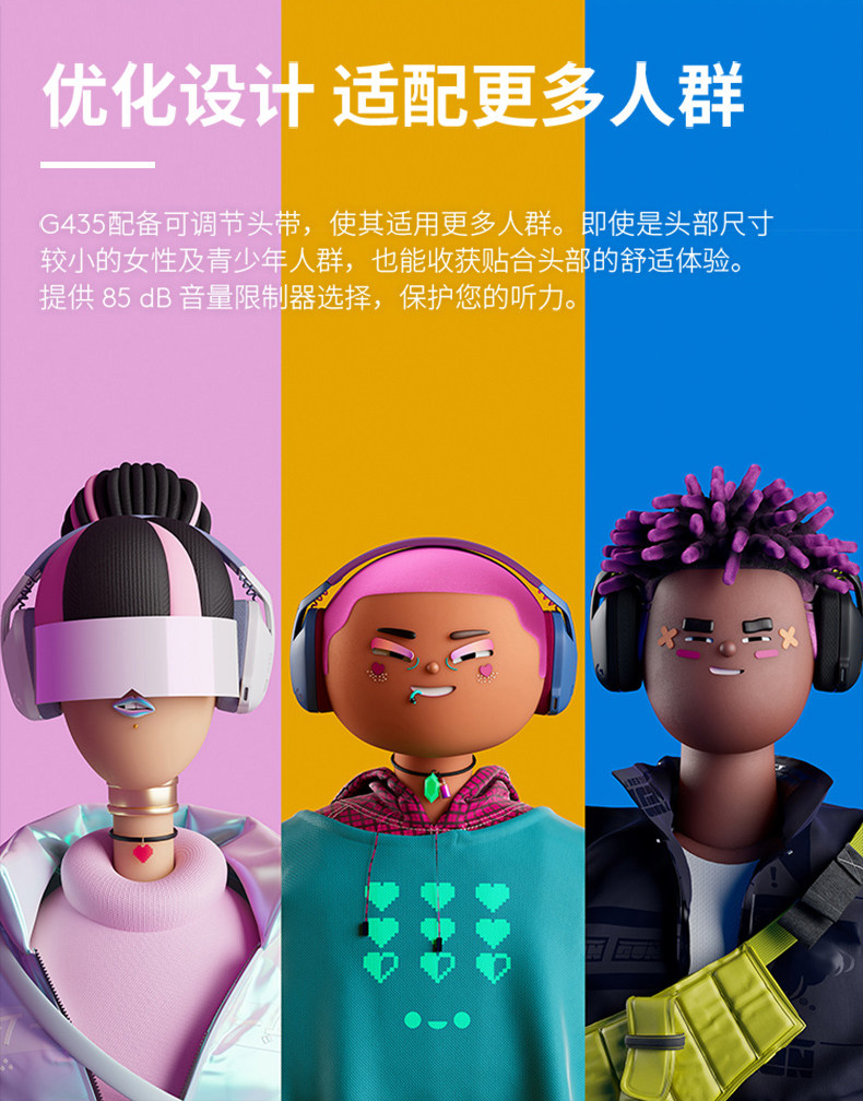 Беспроводной игровой гарнитура None Logitech G435 215