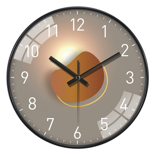 Hyundai Простые часы подвесные часы гостиная легкая комната и теневая сеть Art Red Nordic Light Luxury Foine Wall Clocks 2129