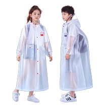 Raincoat for children boys and girls special for school bags girls long full body medium and large childrens poncho 2428