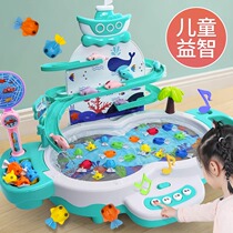 Fishing childrens toys educational 2 to 3 year old baby early education magnetic little girl boy birthday gift 2430