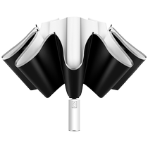 Fully automatic folding reinforced thickened umbrella for men and women in both rain and shine sun protection and UV protection 1851