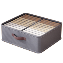 Underwear storage box underwear storage box wardrobe partition plus size dormitory storage box Huanghe 1117