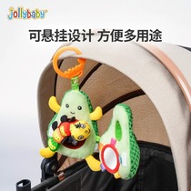 jollybaby caterpillar eating fruit pendant newborn baby educational toy baby lathe hanging rattle 3048
