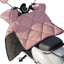 Electric vehicle windshield quilt winter velvet thickened universal waterproof windproof cover motorcycle electric vehicle autumn and winter model 2428