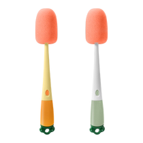 Cup brush water cup cleaning artifact long handle multi-functional three-in-one cleaning brush milk bottle cup lid special no dead ends 1648