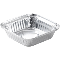 Tin foil box air fryer special paper plate square barbecue box household disposable aluminum foil tin foil bowl large size 1622