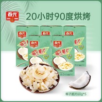 Chunguang Food Hainan spécialité chips de noix de coco cuites au four tranches de viande de noix de coco collations aux fruits secs collations décontractées 2276