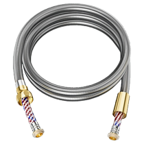 Shower hose stainless steel shower rain head connection pipe universal water heater outlet pipe shower accessories 989