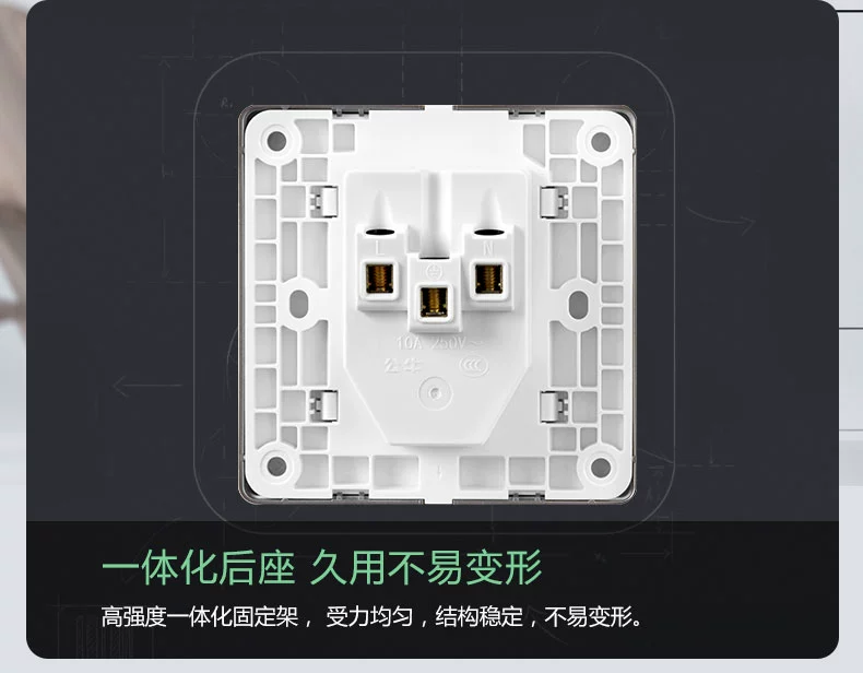 231 ổ cắm bull socket hàng đầu bảng công tắc ổ cắm cửa hàng 86 loại công tắc tường gia đình với một ổ cắm năm lỗ mở ổ cắm nối dài công tắc panasonic wide