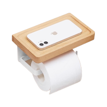 Log Wind Toilet Paper Towel Box Free To Punch Toilet Bathroom Wall-mounted Roll Paper Shelve Toilet Paper Shelf 2110