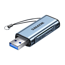 Shanze mobile phone card reader SD card TF memory USB3 0 high-speed typec multi-function four-in-one camera computer OTG driving recorder memory card U disk car 1068