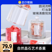 Diffusing stone crystal stone fireless aromatherapy essential oil sachet household indoor incense ornaments fragrance 706