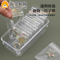 Anti-oxidation jewelry box earrings ear studs necklaces bracelets portable earrings rings transparent storage bag self-sealing 824