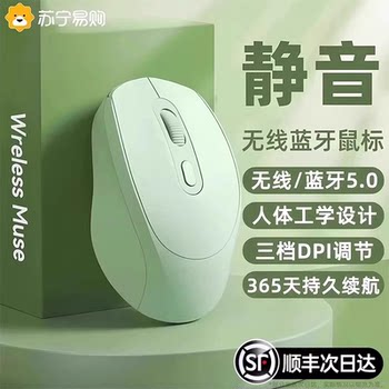 Wireless Mouse for Girls, Silent and Rechargeable, Suitable for Asus, Hp, Lenovo, Dell Computers, Model 4044
