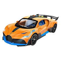 Childrens inertia Bugatti supercar alloy model simulation car boy toy car collection ornaments 3750
