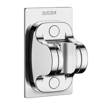 304 stainless steel shower head bracket without punching bathroom shower head hanging base artifact adjustable 1759